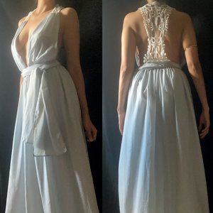 ⭐️ Belted Maxi Flowy Beach Dress